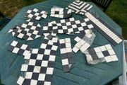 Black and White Mosaic Tiles - Various Sizes