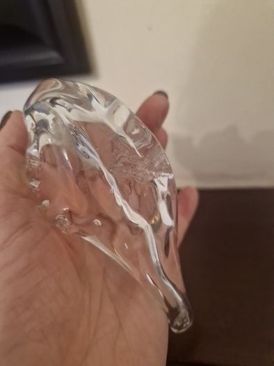 glass swan