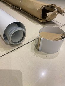 Glow worm 1M flue extension