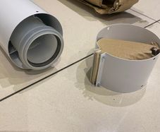 Glow worm 1M flue extension