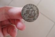 1947 Portugal Silver 5 Escudos Coin
