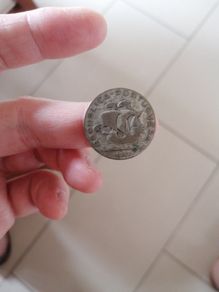 1947 Portugal Silver 5 Escudos Coin