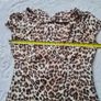 Warehouse Silk Dress Brown Animal Print Dress Image 8
