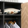 Double Wardrobe with Drawers 90 x 50 x 190 cm Image 9