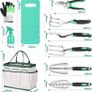 NEW SALE | Gardening Hand Tool Gift Kit Gardening Gifts for Women & Men 10 Piece Heavy Duty Garden Tool Sets Garden Tools Bag for Women & Men Easy Storage Image 3