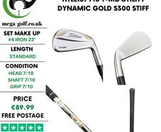 Titleist 716 T-MB Utility #4 Iron 23 Degree / Dynamic Gold S300 Stiff