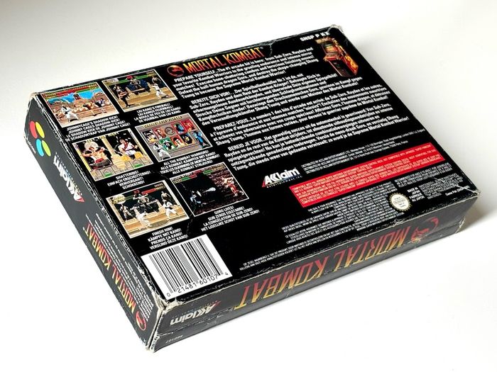 SNES Mortal Kombat - Boxed