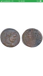 Constantinus I The Great  306-337 AD AE18mm 3g  Alexandreia mint Soldiers