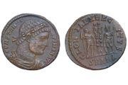 Constantinus I The Great  306-337 AD AE18mm 3g  Alexandreia mint Soldiers