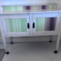Upcycled Vintage Sideboard / Cabinet Distressed Shabby Chic Style