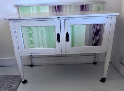 Upcycled Vintage Sideboard / Cabinet Distressed Shabby Chic Style