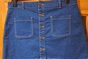 Separates Dunnes Stores Denim mini skirt size UK14 EU42 Perfect condition Postage included