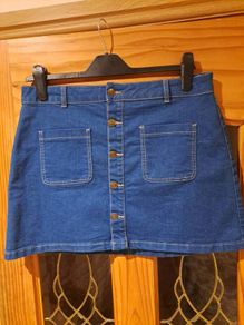 Separates Dunnes Stores Denim mini skirt size UK14 EU42 Perfect condition Postage included