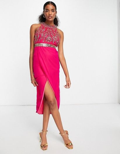 Virgos Lounge Genevieve Embellished Dress