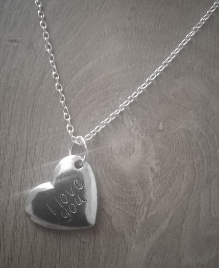 I love you charm necklace