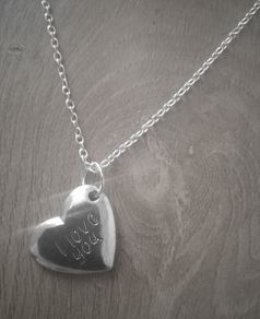 I love you charm necklace