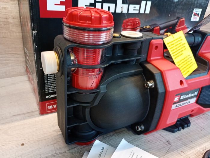 Einhell Aquinn Cordless Garden water Pump 18/30 F LED Power X-Change 18V Maximum 3000L/h Flow Rate