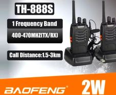 Baofeng 2PCS Handheld Two Way Radio TH-888S PMR Portable Walkie Talkies for Security Events Hiking Biking Camping