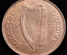 [2674] - Ireland - 1937 - 1 Penny - Irish 1d - KM.3 - High Grade
