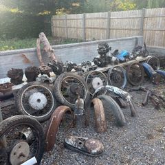 Vintage Motor Bike Parts