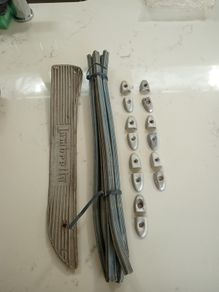 lambretta LD floorboard rubber mats, cap ends