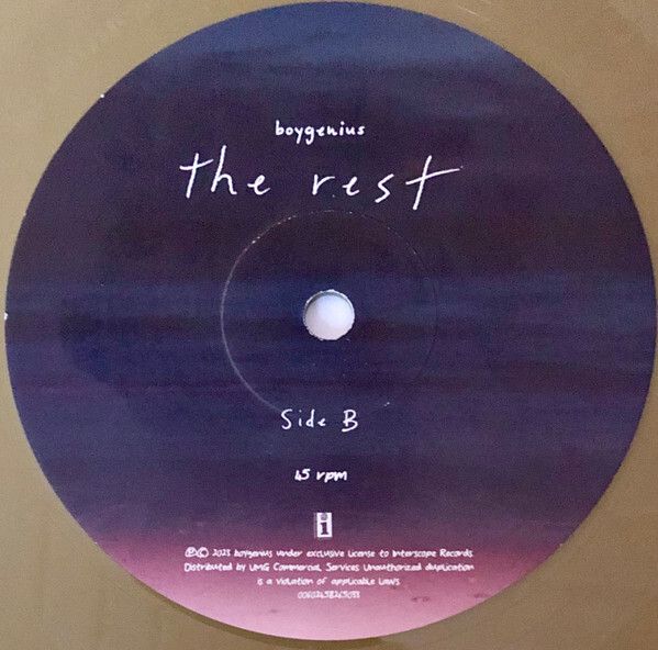 boygenius  The Rest 10", EP, Metallic Gold