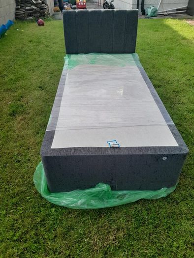 single bed base with headboard