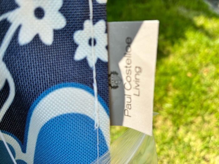 Paul Costelloe, designer deck chairs x2