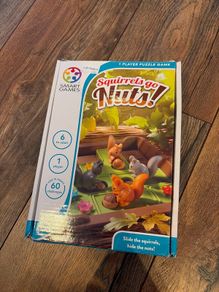 SmartGames Squirrels Go Nuts! Kids Puzzle Game (Ages 6+)