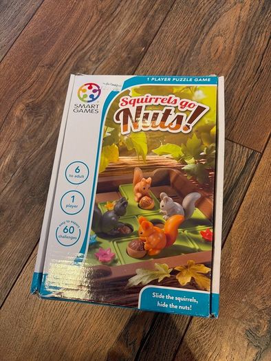SmartGames Squirrels Go Nuts! Kids Puzzle Game (Ages 6+)