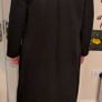 Long Black Gallery Coat Image 2