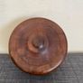 Vintage Yew Wood Lidded Pot Image 3