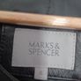 m&S  genuine  leather trench coat size 16 Image 4