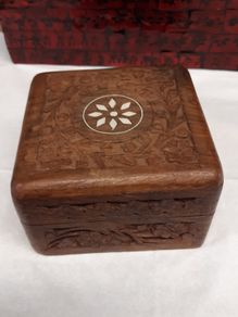 Trinket box carved