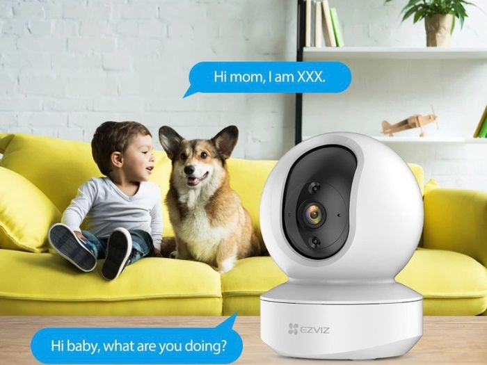 Security Camera Indoor Pan/Tilt, 1080P Baby Pet Monitor with Motion Detection, Auto Tracking, 2-Way Audio, 10m Night Vision, Works with Alexa (FREE POSTAGE)