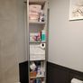 Swivel shelf and mirror white. Image 2