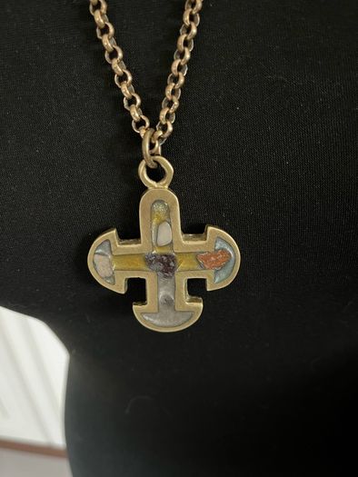Canterbury cross necklace
