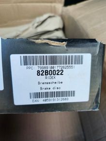 Brand New Full RIDEX Brake Kit (4 Discs + Front Pads) for Peugeot / Citroen