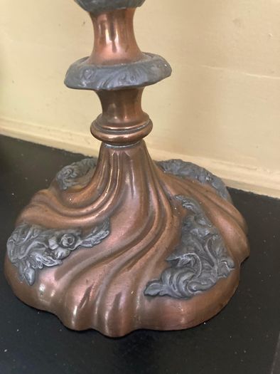 Brass & Pewter Candle Holder