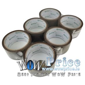 40113 48mm - 40m Brown Tape 6 Rolls