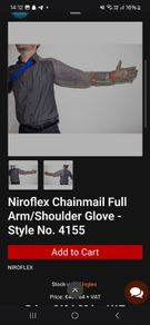 butcher chainmail arm protection