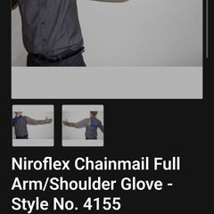 butcher chainmail arm protection