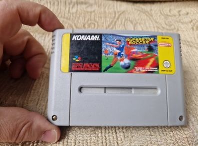 Superstar Soccer Snes Super Nintendo Arcade Retro Games Original