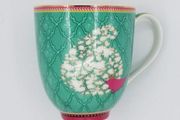 YourtheDish Gift Bird Coffee Mug - Turquoise