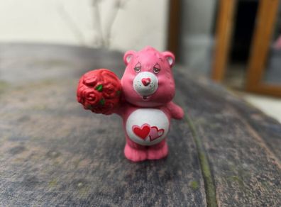 Lots of Heart Love Bear Carebear Mini Figure 1983-1984 Kenner A.G.C.