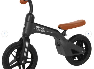 Balance Bike 10 Inch QPlay Tech Balance Bike Black