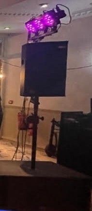 Light stands for speaker poles
