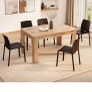New extendable table - rustic oak Image 2