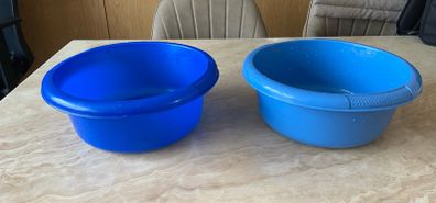 2 Large plastic bowls