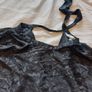 Black Floral Dress Image 4